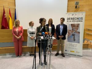 Presentación de Derechos a la vivienda con la Región de Murcia, el Ayuntamiento de Murcia y el Ayuntamiento de Cartagena